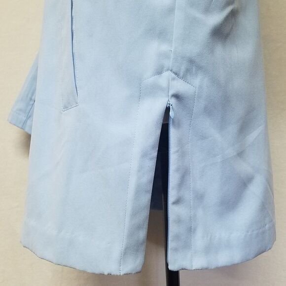 LONDON Fog Blue Double Collar Jacket Coat Medium P - Picture 4 of 8
